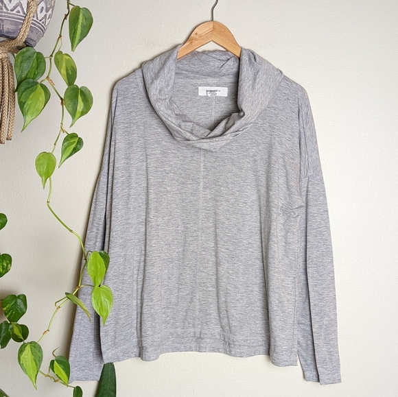 Workshop | Cowl Neck Long Sleeve Lounge Sweater - Picture 1 of 8